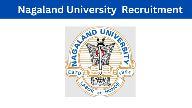 Nagaland University Recruitment